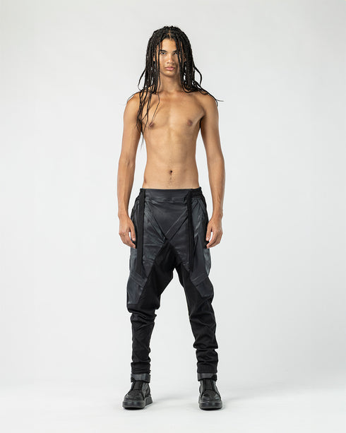 Junus Coban Men's Trousers with Front Pleats avant garde pants