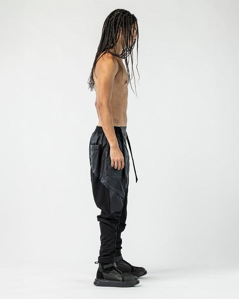 Junus Coban Men's Trousers with Front Pleats avant garde pants