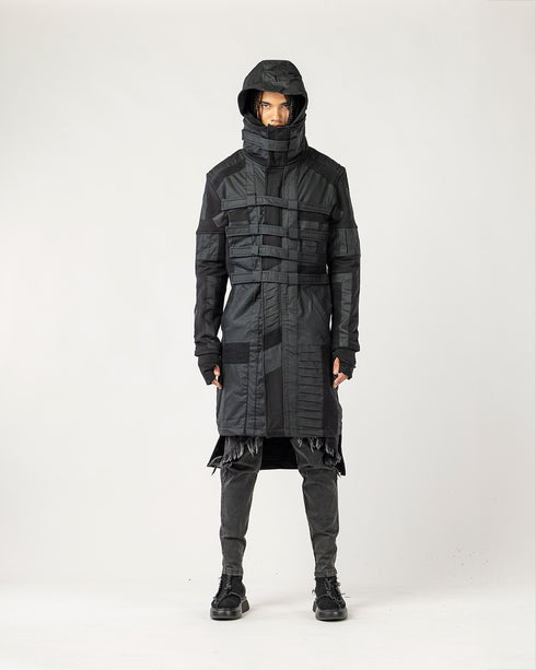 Junus Coban Multi-Panel Men's Coat panelled avant garde coat