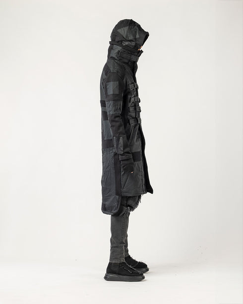 Junus Coban Multi-Panel Men's Coat panelled avant garde coat