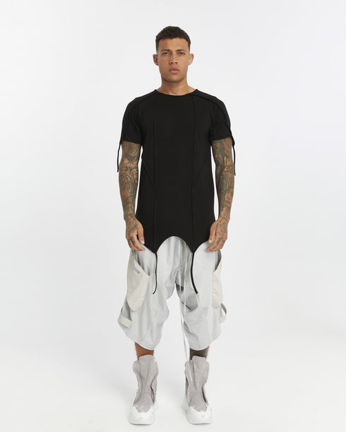Junus Coban Multi-Panel T-Shirt Black