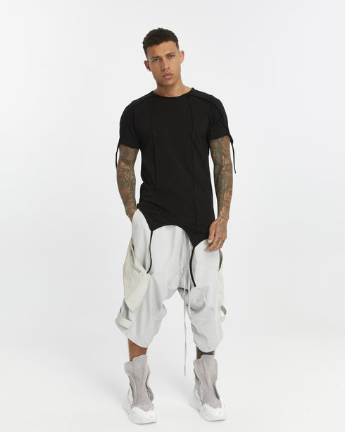 Junus Coban Multi-Panel T-Shirt Black