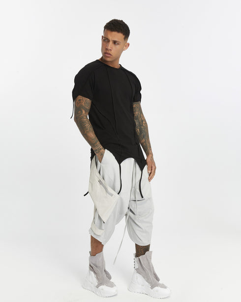 Junus Coban Multi-Panel T-Shirt Black