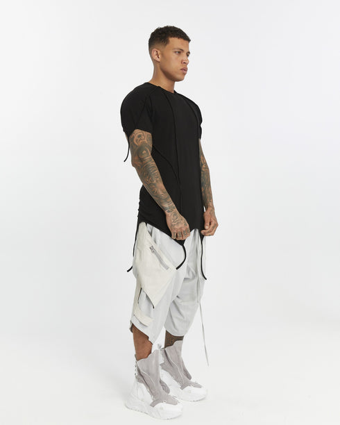 Junus Coban Multi-Panel T-Shirt Black