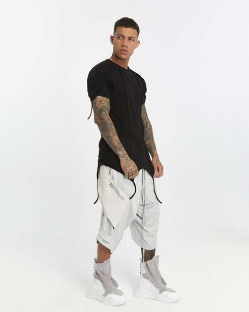 Junus Coban Multi-Panel T-Shirt Black