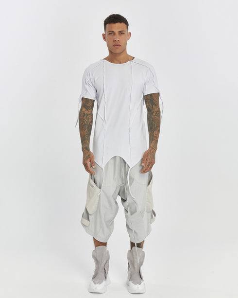 Junus Coban Multi-Panel T-Shirt White