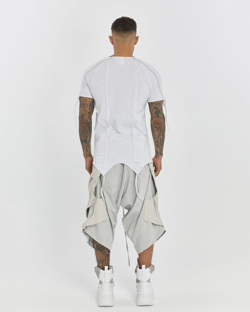 Junus Coban Multi-Panel T-Shirt White