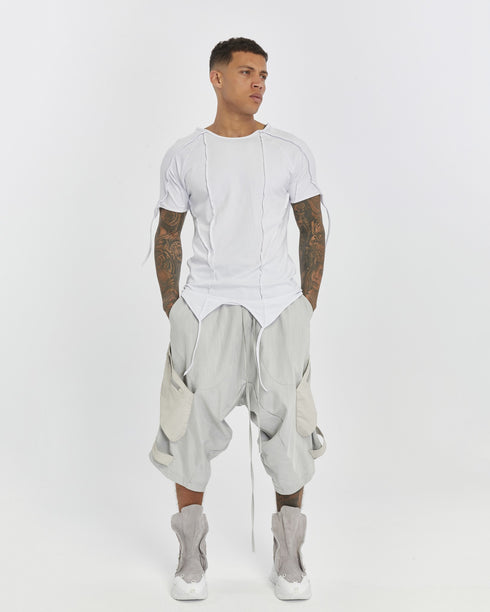 Junus Coban Multi-Panel T-Shirt White