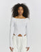 Multi Paneled Long Sleeve Women's T-Shirt