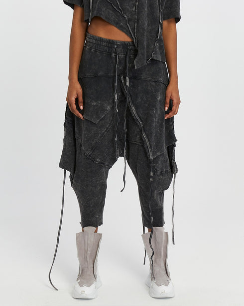 Multi Paneled Side Piped Women's Sarouel Pants