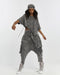 Multi Paneled Side Piped Women's Sarouel Pants