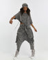 Multi Paneled Side Piped Women's Sarouel Pants