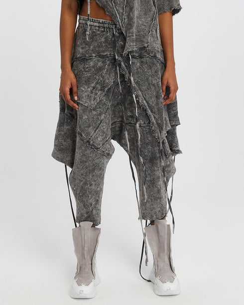 Multi Paneled Side Piped Women's Sarouel Pants