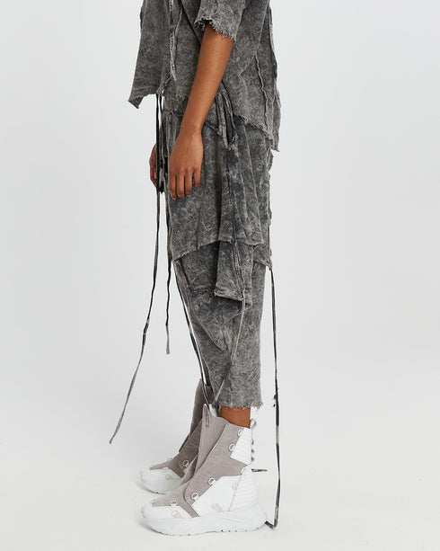 Multi Paneled Side Piped Women's Sarouel Pants