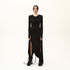 Multi Shirred Long Women's Dress
