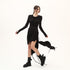 Multi Shirred Long Women's Dress