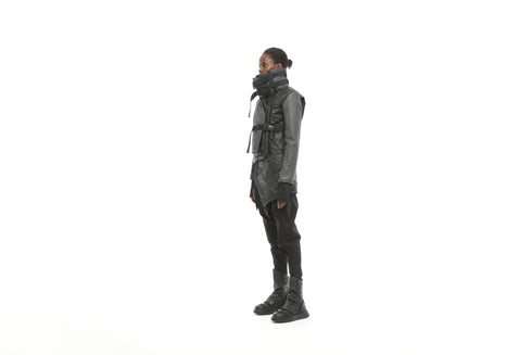 One Side Long Women's Coat