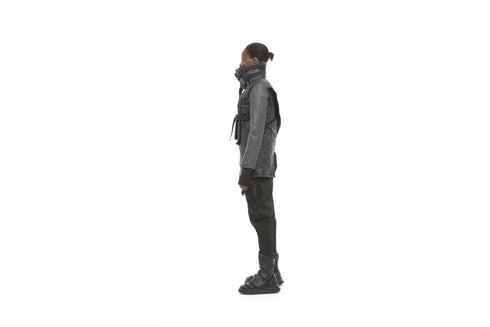 One Side Long Women's Coat