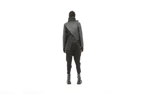 One Side Long Women's Coat