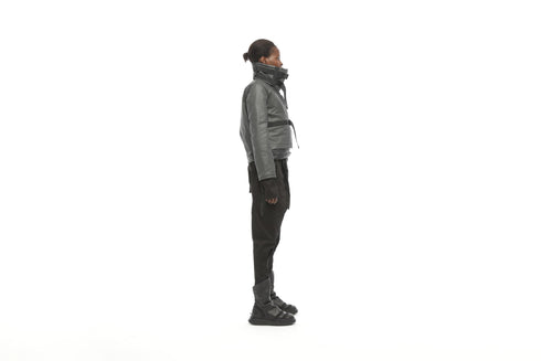 One Side Long Women's Coat