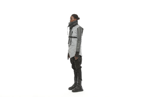One Side Long Women's Coat