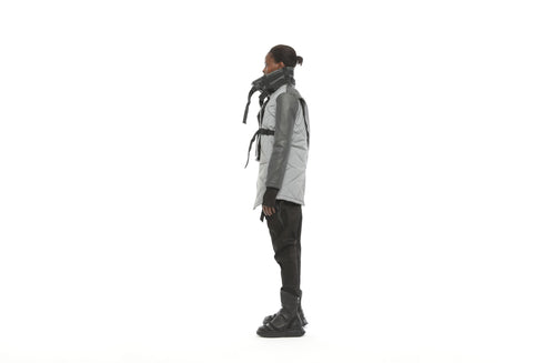 One Side Long Women's Coat