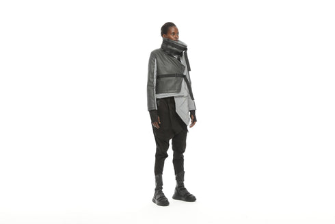 One Side Long Women's Coat