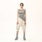Open Shoulder Ribbed Women's Tunic
