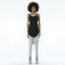 Oval Hem Strappy Women's T-Shirt