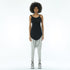 Oval Hem Strappy Women's T-Shirt