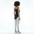 Oval Hem Strappy Women's T-Shirt