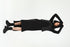 Padded Contrast Trim Hooded Women's Dress