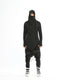 Junus Coban Paneled Denim-Trim Sarouel Pants Black