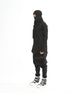 Junus Coban Paneled Denim-Trim Sarouel Pants Black