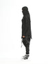 Junus Coban Paneled Denim-Trim Sarouel Pants Black