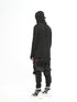 Junus Coban Paneled Denim-Trim Sarouel Pants Black