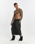 Junus Coban Pin-Tucked Men’s Capri Pants capri length avant garde capri