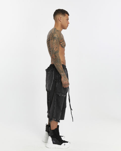 Junus Coban Pin-Tucked Men’s Capri Pants capri length avant garde capri