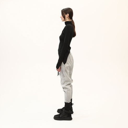 Pleated Cuff Women's Sarouel Pants