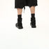 Junus Coban Raw-Seam Slit-Hem T-Shirt Black