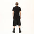 Junus Coban Raw-Seam Slit-Hem T-Shirt Black