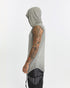 Junus Coban Ribbed Tank Top Anthracite