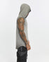 Junus Coban Ribbed Tank Top Anthracite