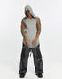 Junus Coban Ribbed Tank Top Anthracite