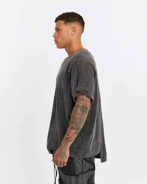Junus Coban Side Pocket Men’s T-Shirt utility pocketed avant garde t-shirt