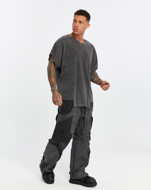 Junus Coban Side Pocket Men’s T-Shirt utility pocketed avant garde t-shirt