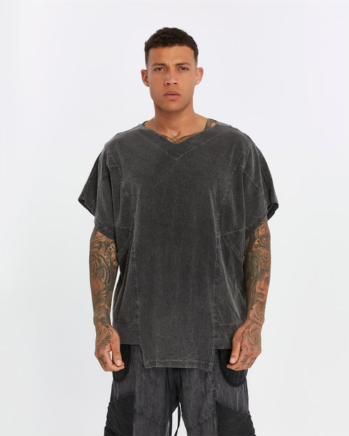 Junus Coban Side Pocket Men’s T-Shirt utility pocketed avant garde t-shirt