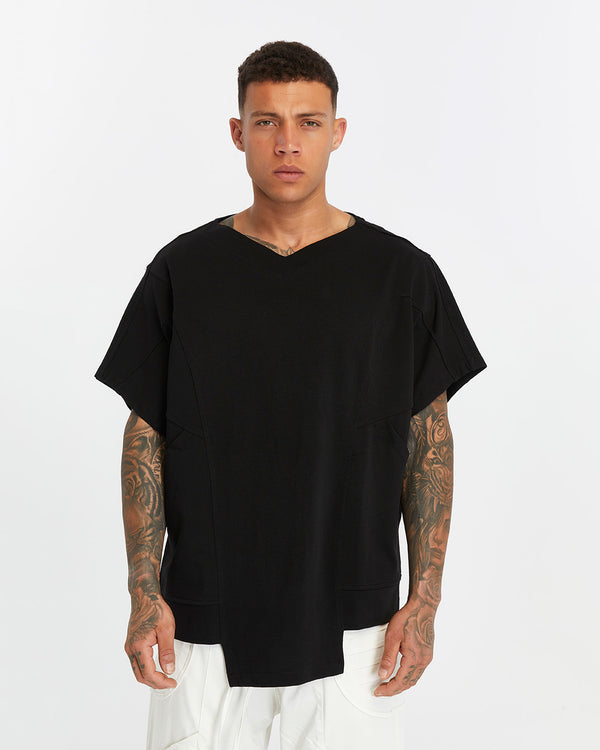 Junus Coban Side Pocket Men’s T-Shirt utility pocketed avant garde t-shirt