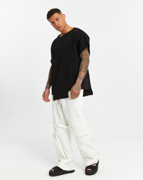 Junus Coban Side Pocket Men’s T-Shirt utility pocketed avant garde t-shirt