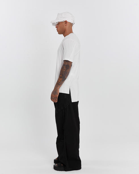 Junus Coban Side Slit Men’s T-Shirt slit detailed avant garde t-shirt